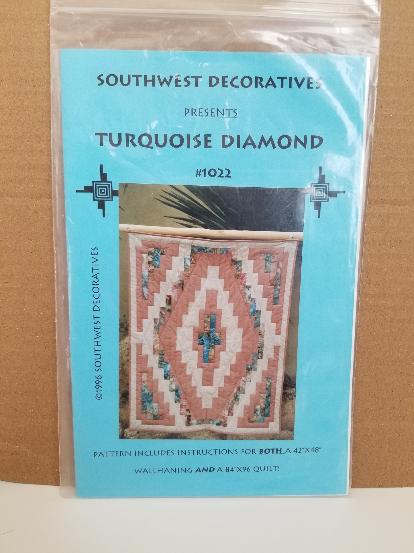 Southwest Decoratives Turquoise Diamond Quilt Pattern