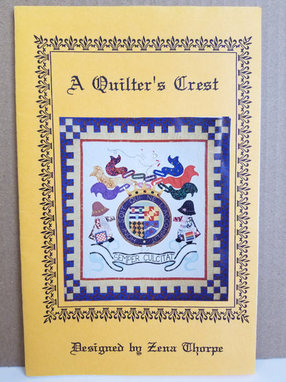 A Quilters Quest Quilt Pattern by Zena Thorpe 1994 - wall or lap quilt