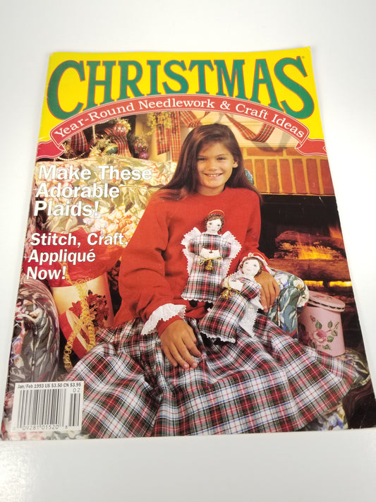 Vintage Christmas Craft Magazine Jan/ Feb 1993