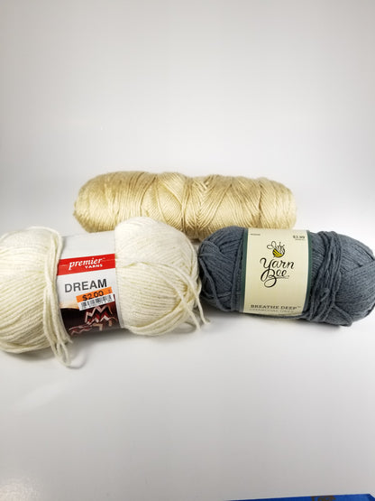 Yarn bee breathe deep premier dreamAcrylic worsted yarn bundle