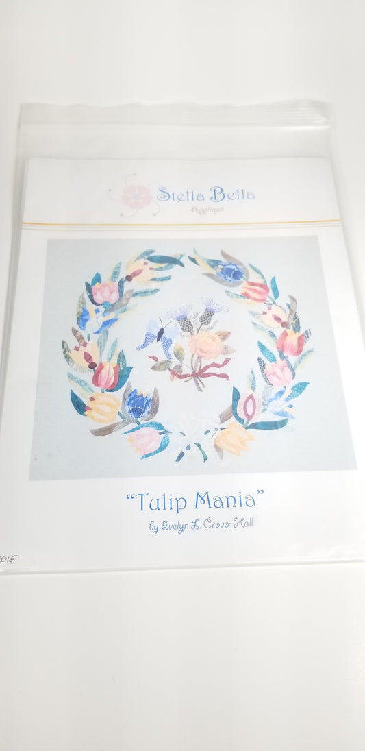 Stella bella tulip mania Applique pattern