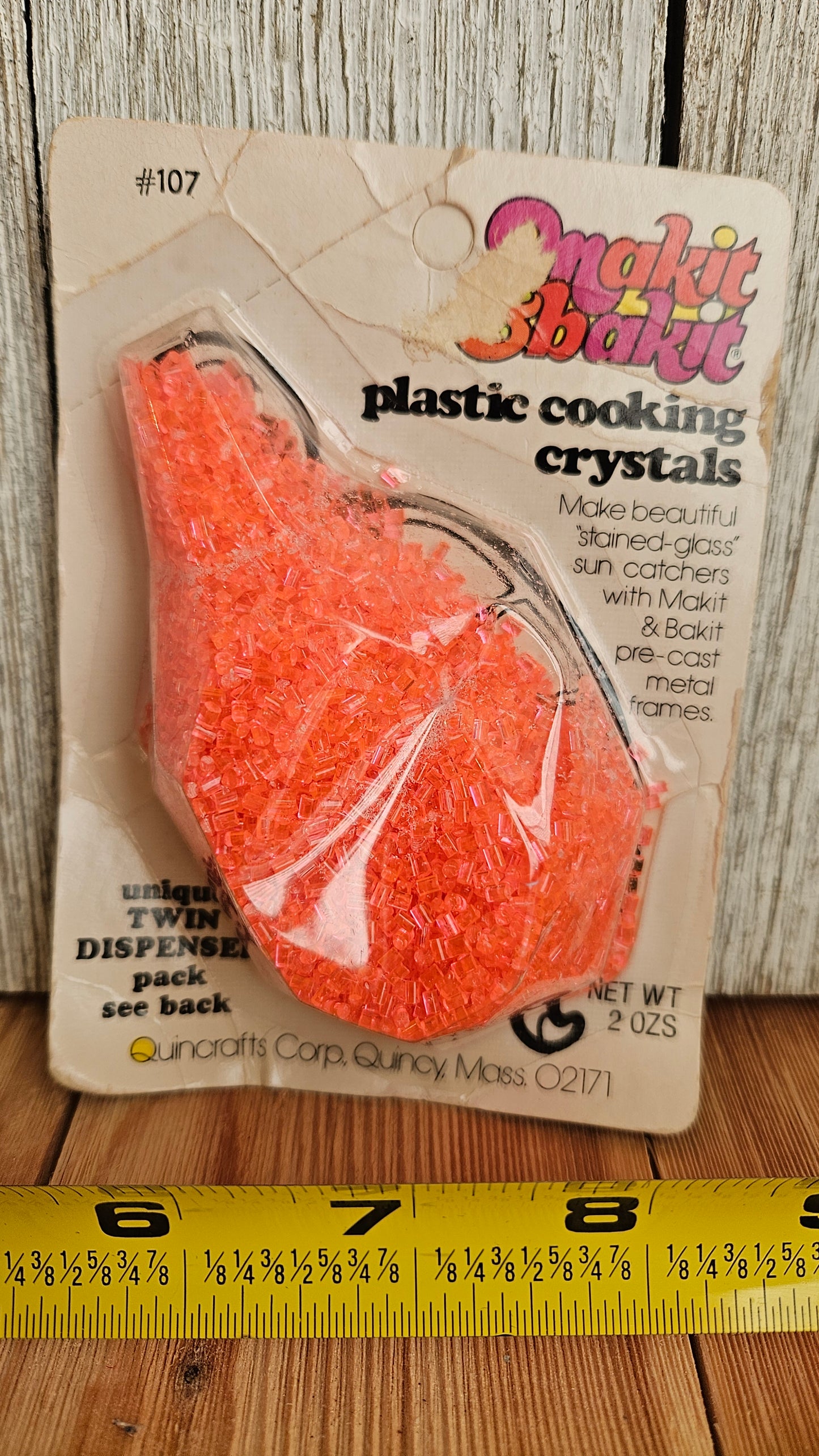VTG Makit & Bakit Refill Plastic Melting Cooking Crystals Suncatchers (U PICK Color)