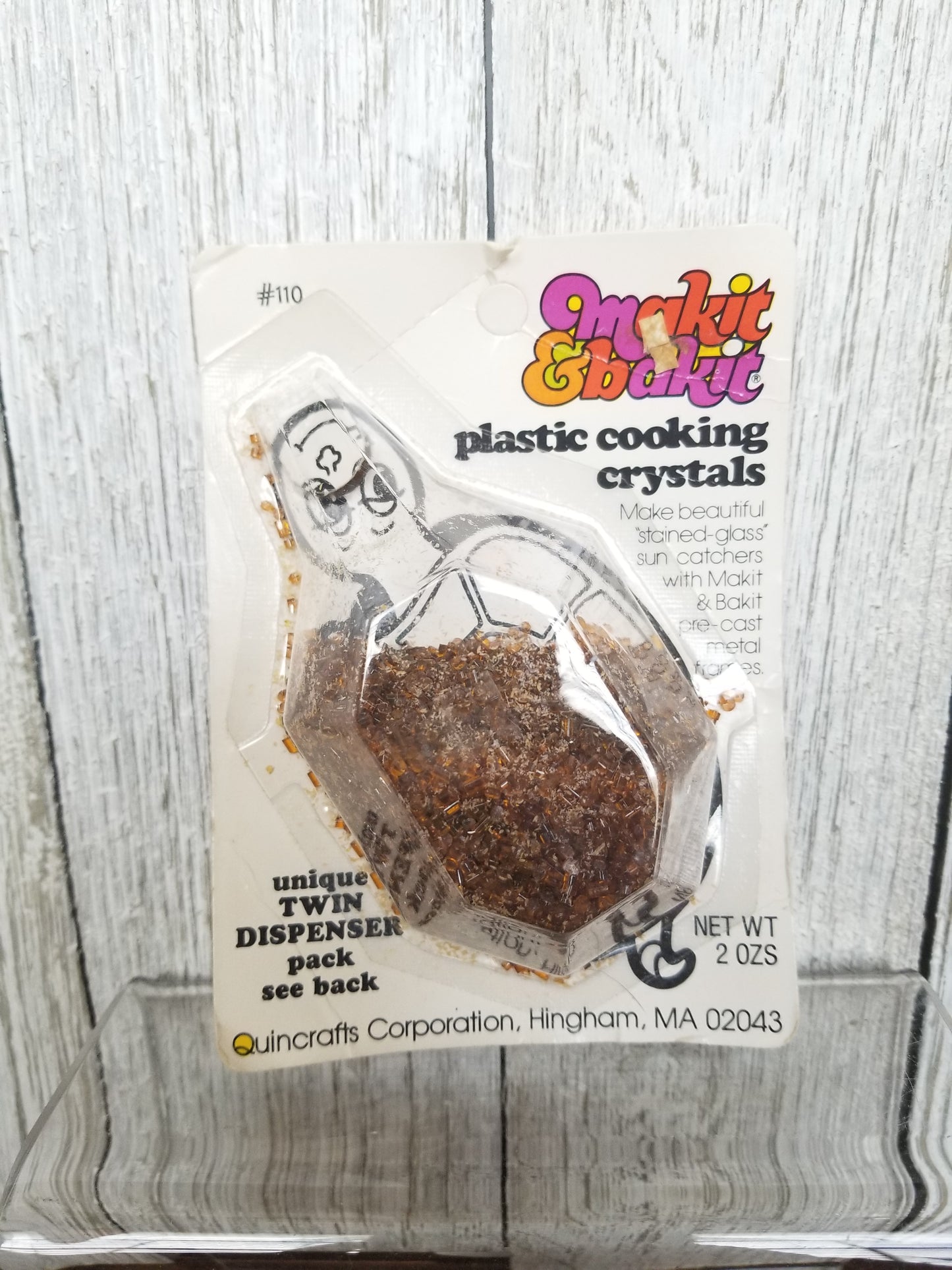 VTG Makit & Bakit Refill Plastic Melting Cooking Crystals Suncatchers (U PICK Color)