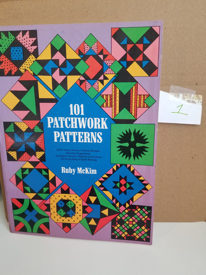 101 Patchwork Patterns Ruby Mckim Quilt Book 1962