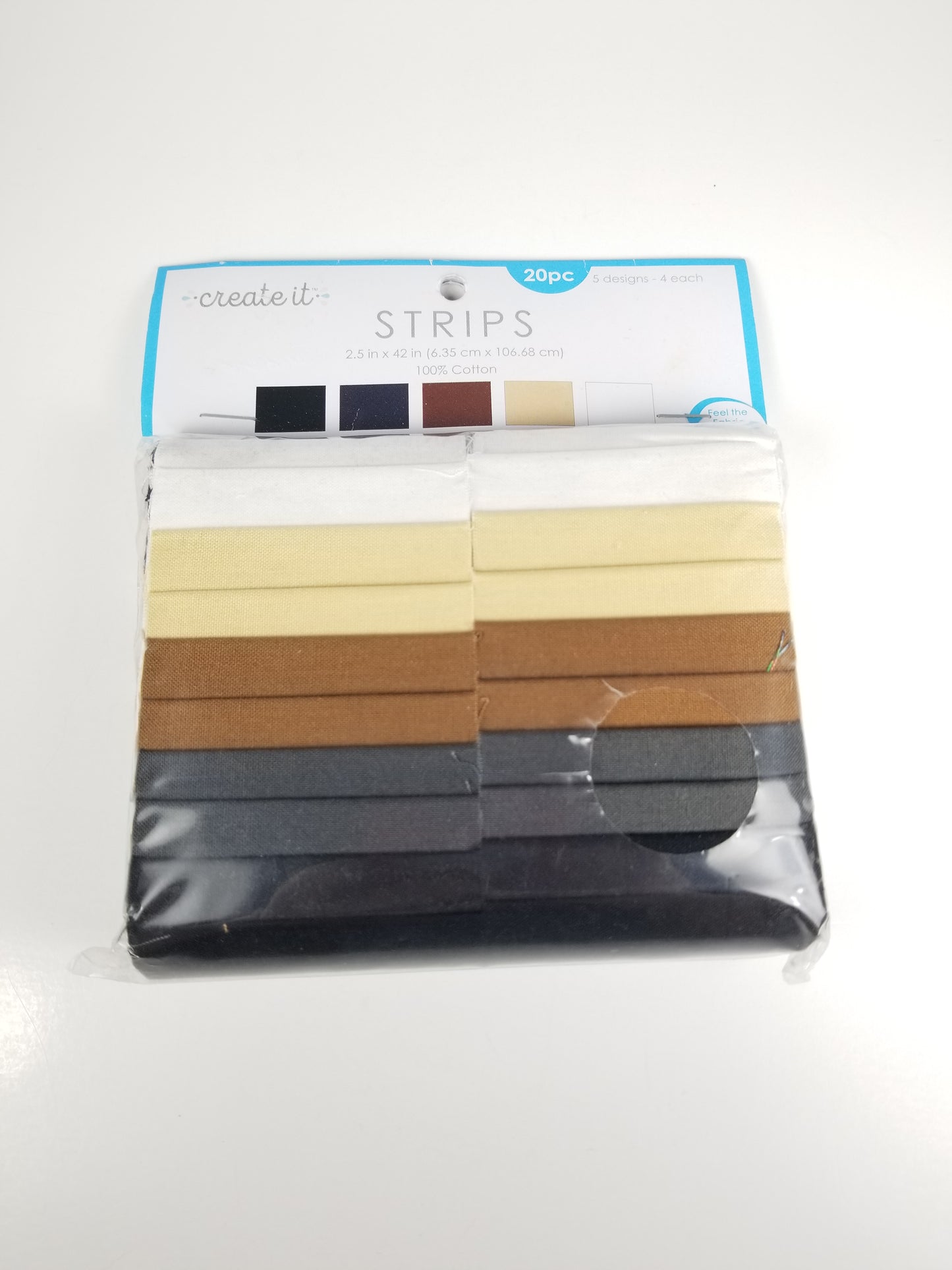 Create it strips 100% cotton brown, black, cream, white SOLID precut quilting fabric jelly rolls Neutral Solid